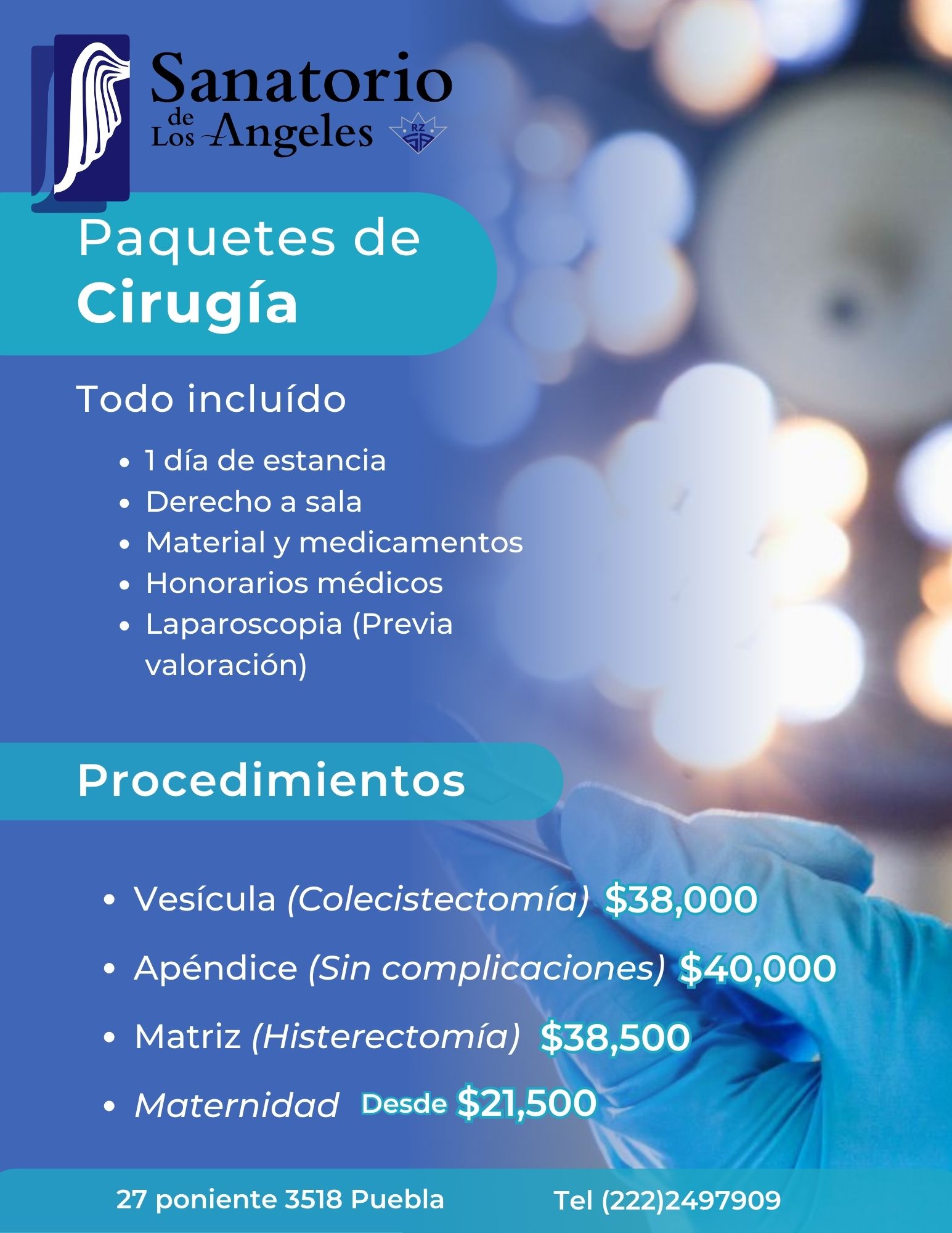 PAQUETES DE CIRUGIA TODO INCLUIDO 